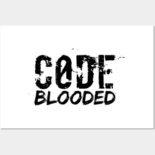 Coder shirt codeblooded Posters and Art